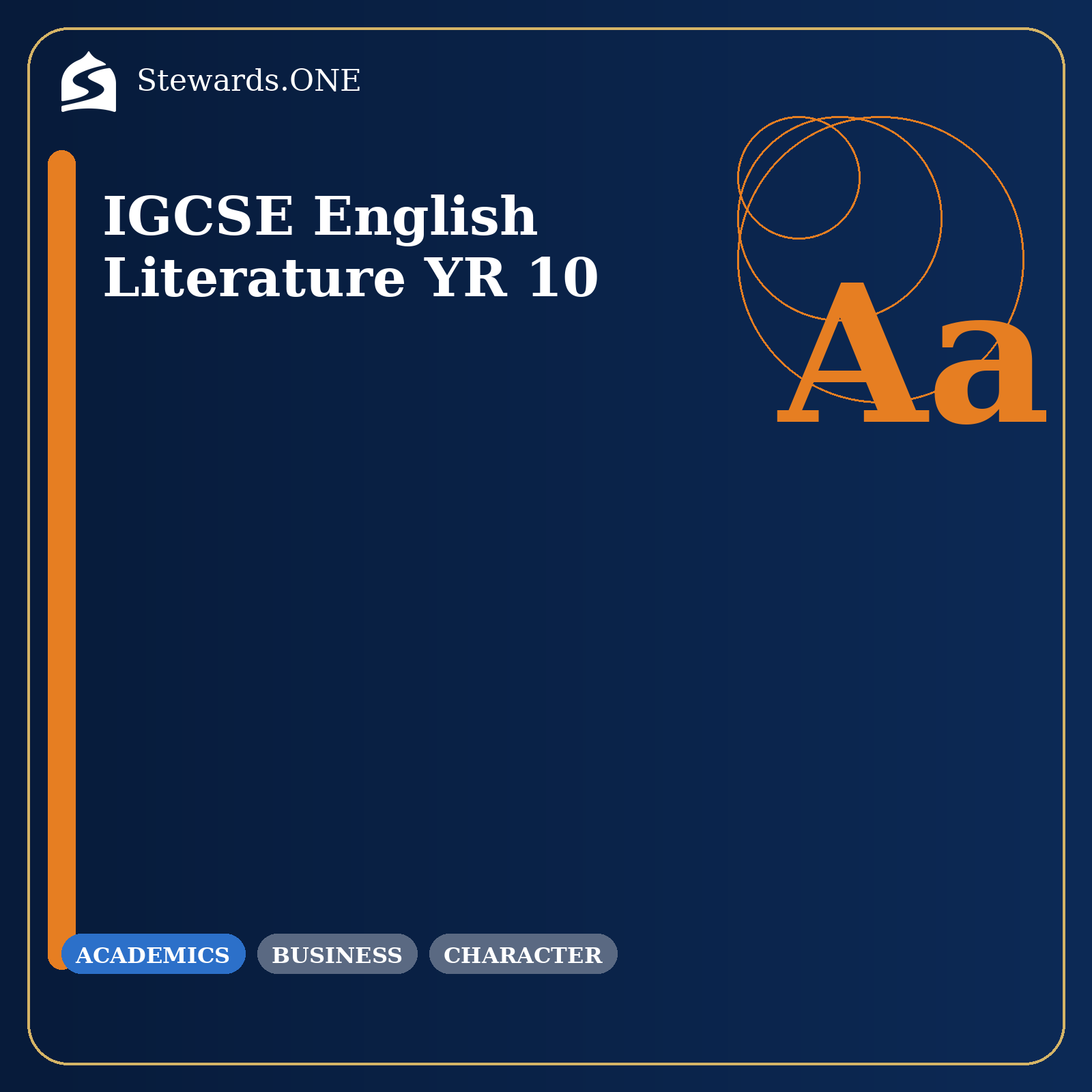 IGCSE English Literature YR 10