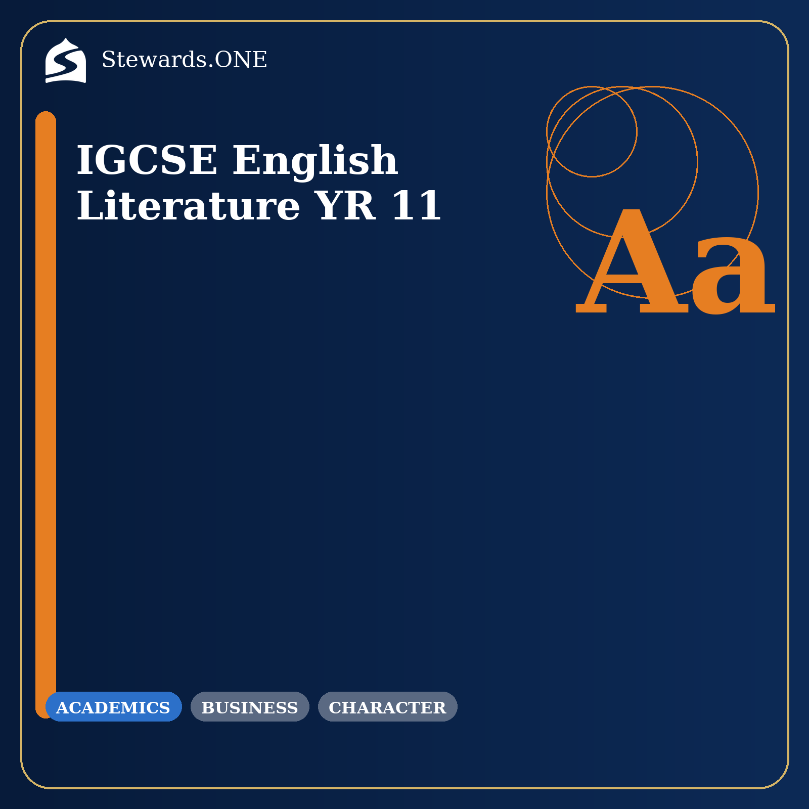 IGCSE English Literature YR 11